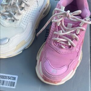 Balenciaga Kids Sneakers - Pink and White